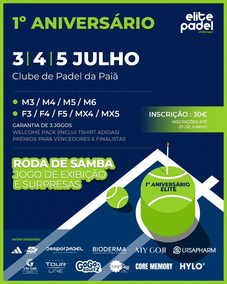 1° Aniversário Elite Padel Challenger