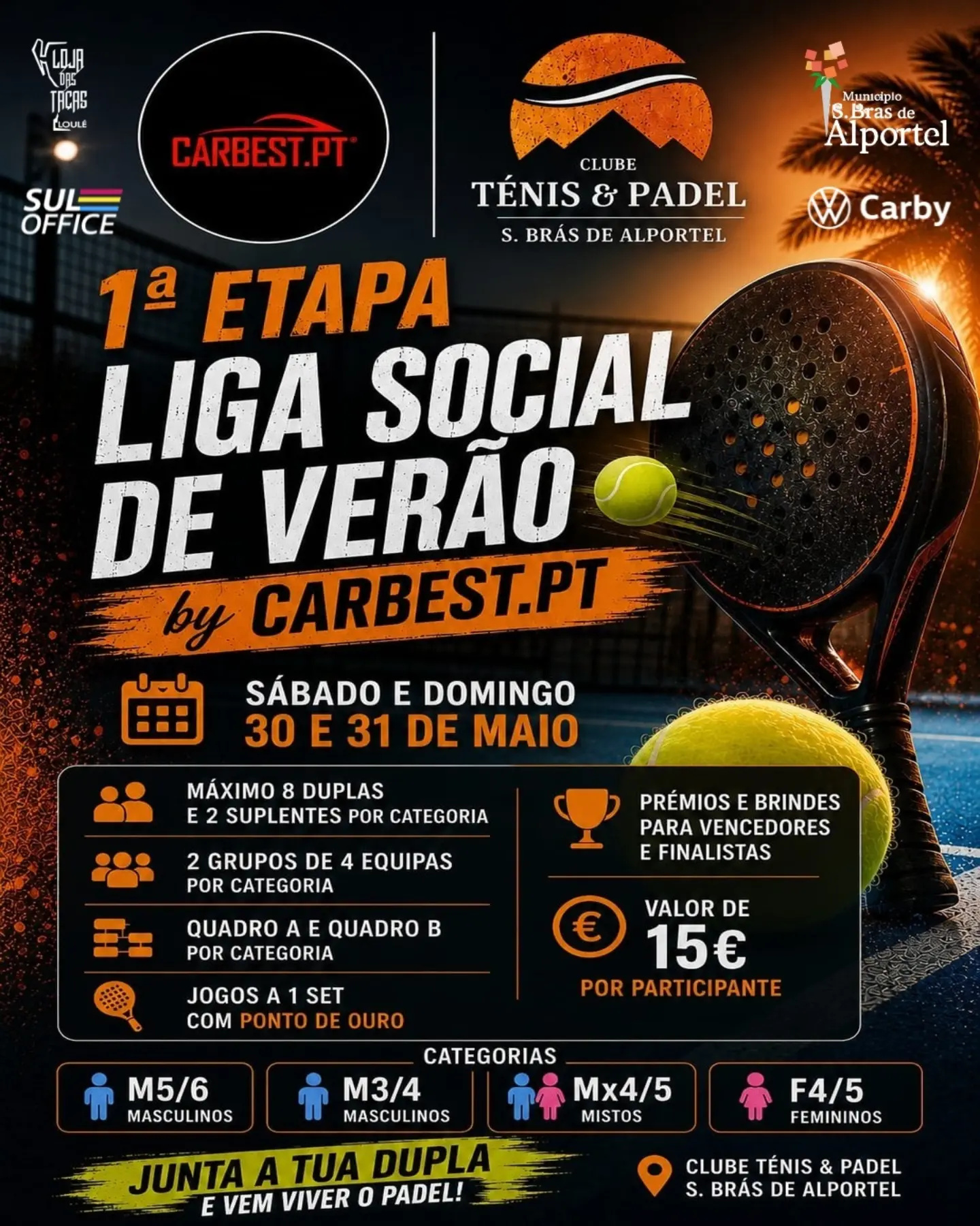 1ª Etapa Liga Social de Verão by CarBest