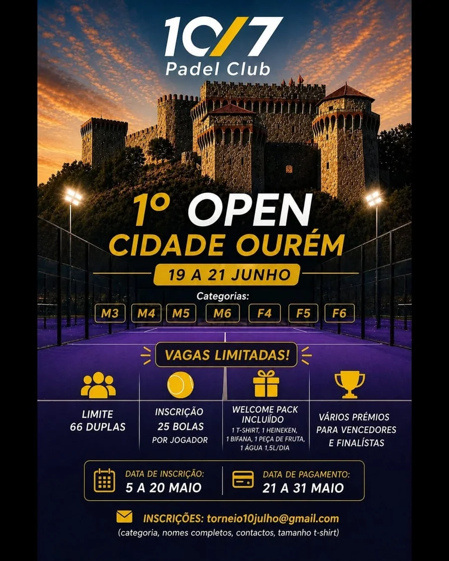 1° Open Cidade Ourém