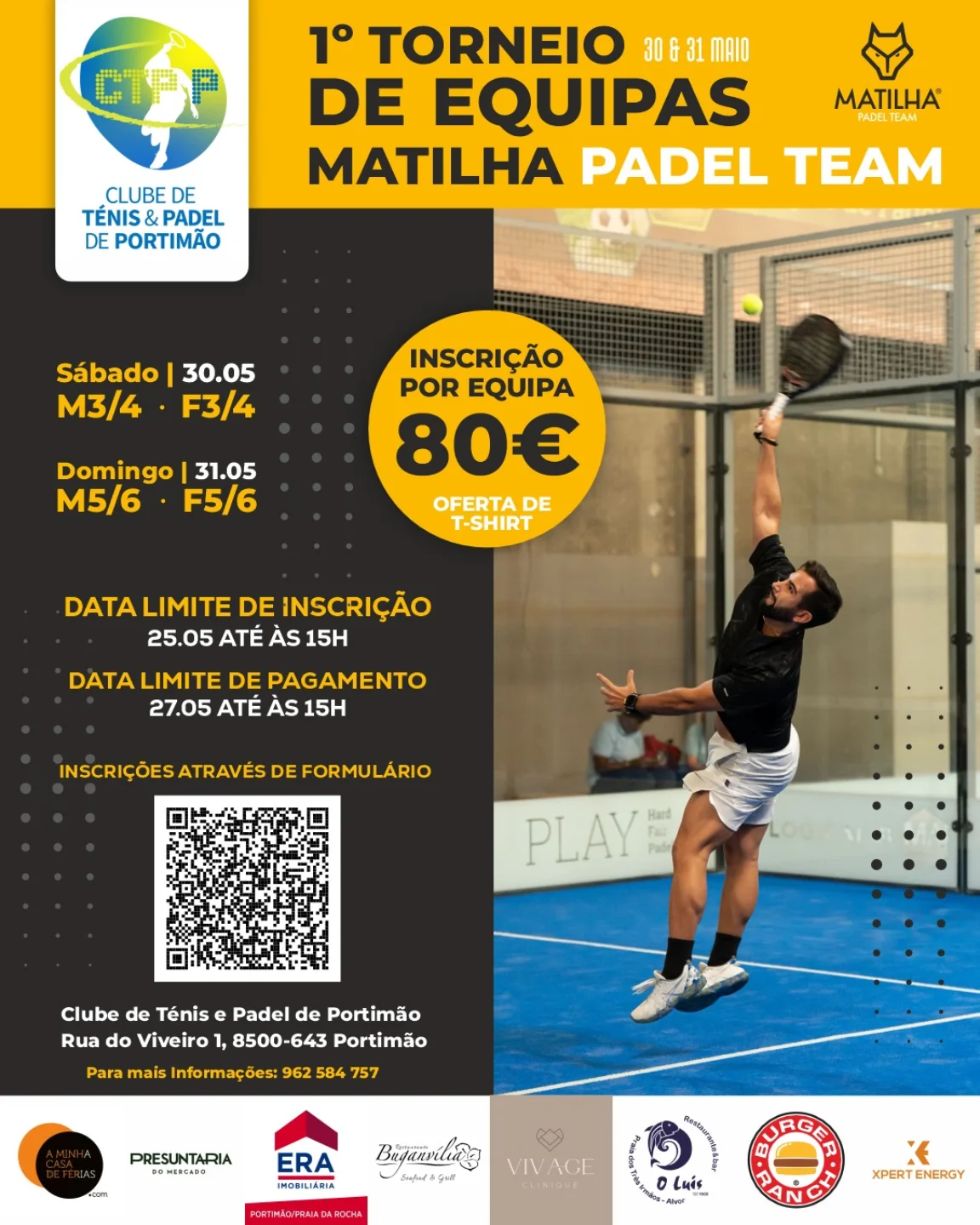 1° Torneio de Equipas Matilha Padel Team