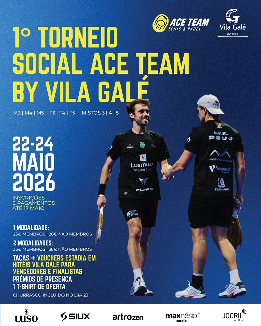 1° Torneio Social Ace Team by Vila Galé