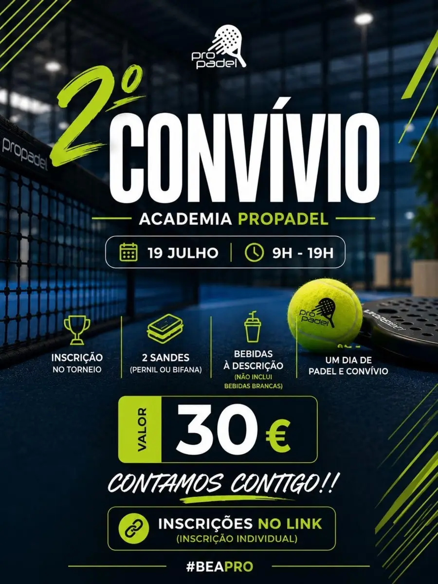 2° Convívio Pro Padel Academy