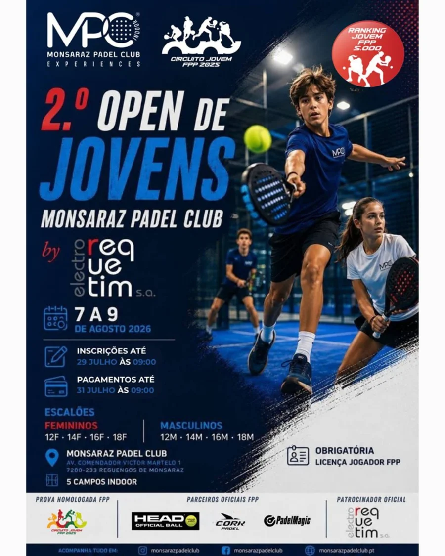 2° Open de Jovens Monsaraz Padel Club