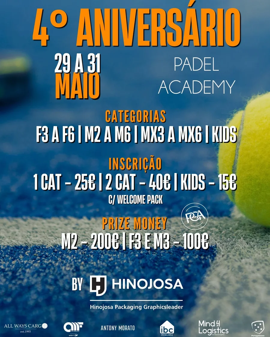 4° Aniversário by HINOJOSA