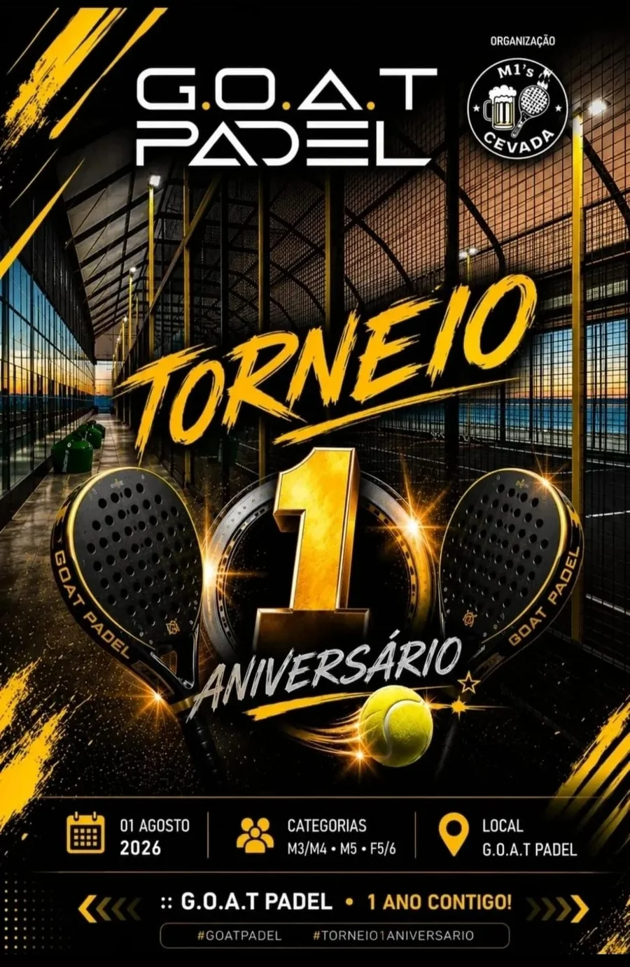 Torneio 1° Aniversário GOAT Padel