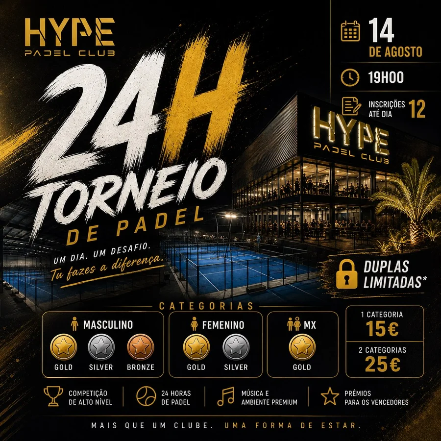 Torneio 24h Hype Padel Club