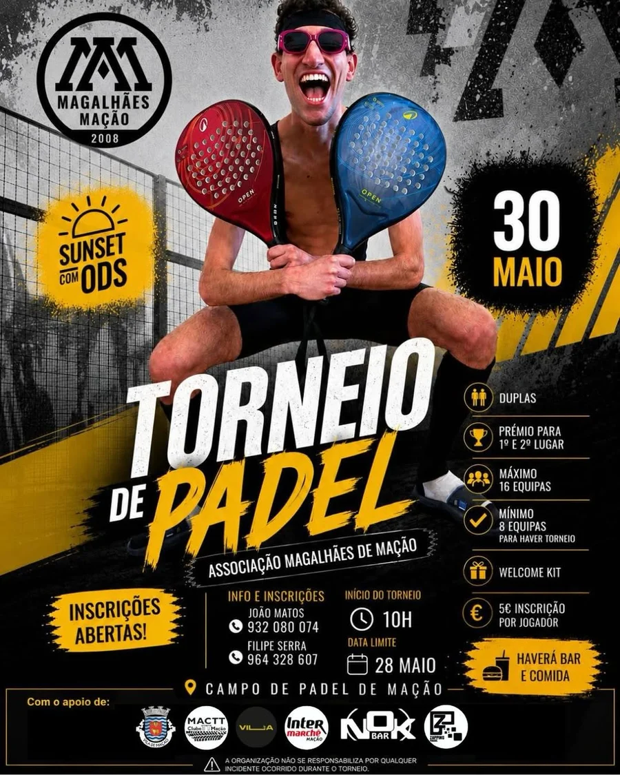 Torneio Padel - Associação Magalhães