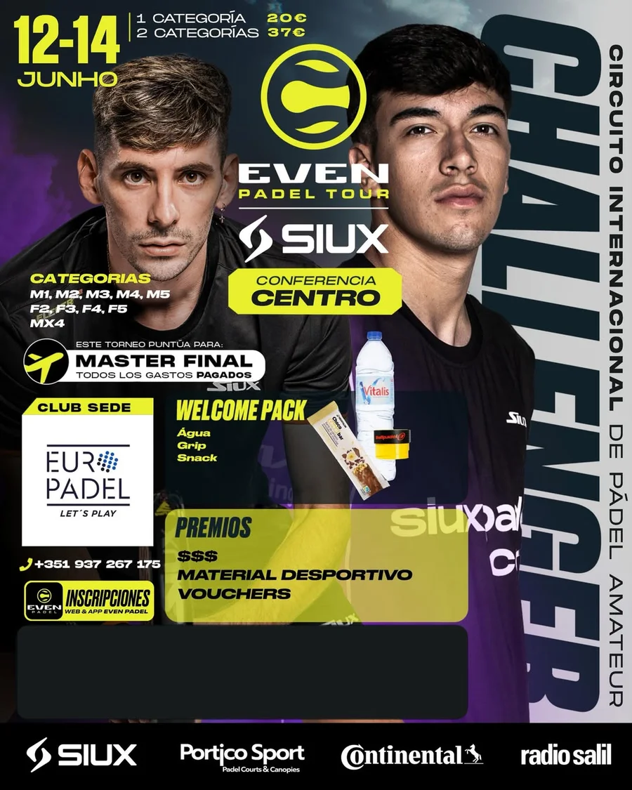 Torneio Sioux Even Padel Tour Challenge