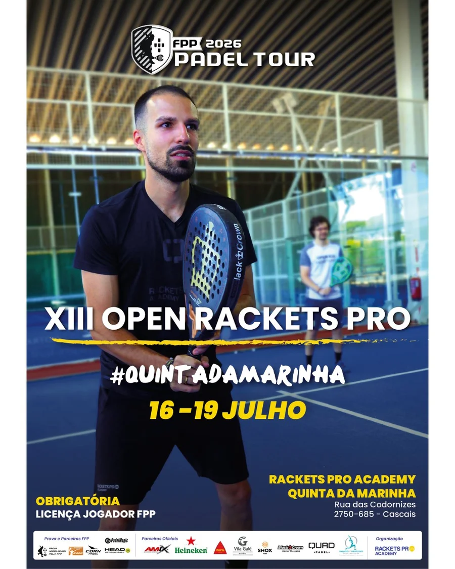 XIII Open Rackets Pro - Qt. da Marinha
